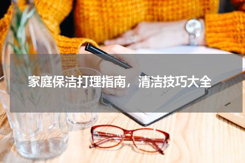  家庭保洁打理指南，清洁技巧大全