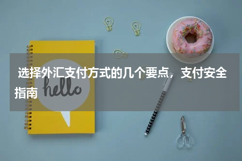  选择外汇支付方式的几个要点，支付安全指南