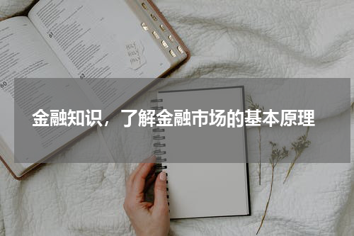  金融知识，了解金融市场的基本原理