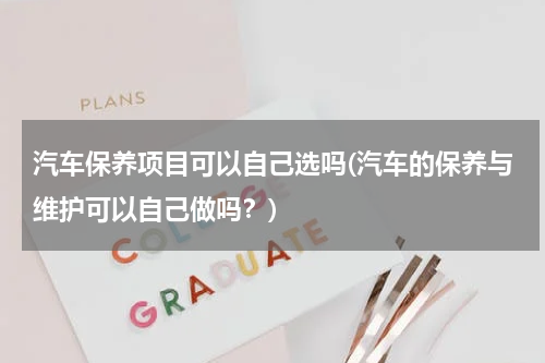 汽车保养项目可以自己选吗(汽车的保养与维护可以自己做吗？)