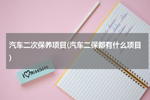 汽车二次保养项目(汽车二保都有什么项目)
