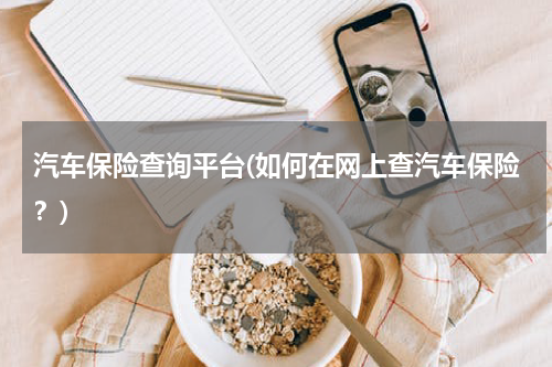 汽车保险查询平台(如何在网上查汽车保险？)