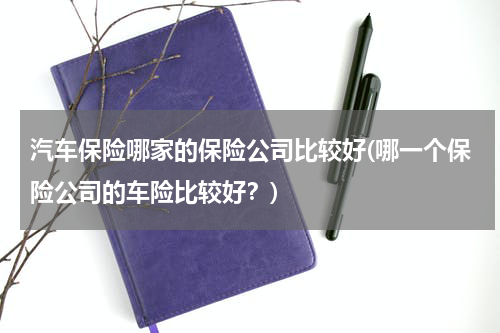 汽车保险哪家的保险公司比较好(哪一个保险公司的车险比较好？)