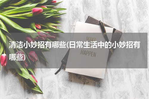 清洁小妙招有哪些(日常生活中的小妙招有哪些)