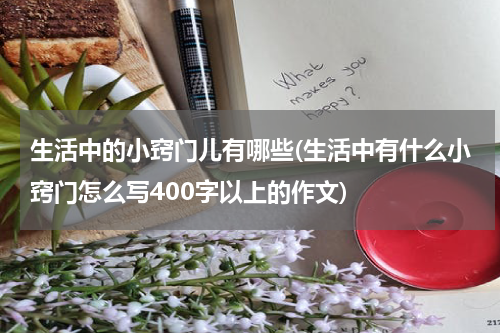 生活中的小窍门儿有哪些(生活中有什么小窍门怎么写400字以上的作文)