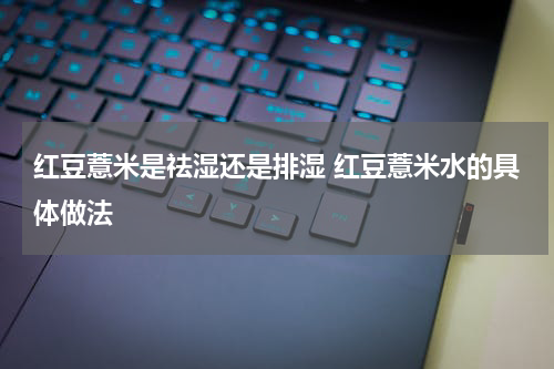 红豆薏米是祛湿还是排湿 红豆薏米水的具体做法